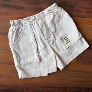 Vintage Disney Pooh 100 Acre Collection Beige Cotton Shorts Kids 18 Months